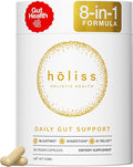 Daily Gut Health Capsules – 8-in-1 All Natural Supplement, Lemon Balm, Bloat & Gas Relief, GI Lining Repair, Leaky Gut & Digestive Support – 60 Capsules