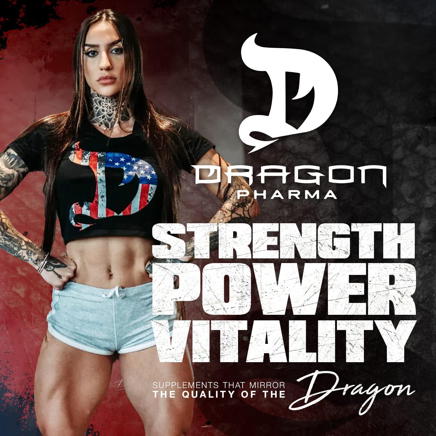 DRAGON PHARMA Venom Extreme Potency Pre-Workout, Laser Sharp Focus + Energy, Intense Performance, Proven Ingredients for Enhanced Vasodilation & Endurance (40 Servings, Grape Crush)
