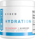 Kaged Hydration Electrolytes Powder | Red Raspberry | Hydra-Charge Sports Drink Mix | Pre, Post, Intra Workout | Low Carb, Vegan, Gluten Free | Supplements for Men & Women | 30 Servings