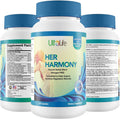 Her Harmony Menopause Supplements for Women - Hot Flashes Menopause Relief & Hormone Balance for Women - Contains Black Cohosh, Dong Quai, Red Clover & More - Estrogen Free - 120 Capsules
