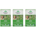 ORGANIC INDIA Tulsi Green Tea Bags - Holy Basil Tea, African Basil, Stress Relieving, Immune Support, USDA Certified Organic, Premium Darjeeling Green Tea, Caffeinated - 18 Infusion Bags, 3 Pack