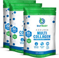 BioTrust Ageless Multi Collagen Peptides Powder – 5 Types (I, II, III, V, X) – Unflavored Collagen Powder for Women & Men – Hydrolyzed Protein – Grass Fed Beef, Fish, Chicken, Eggshell Membrane, 3-pk