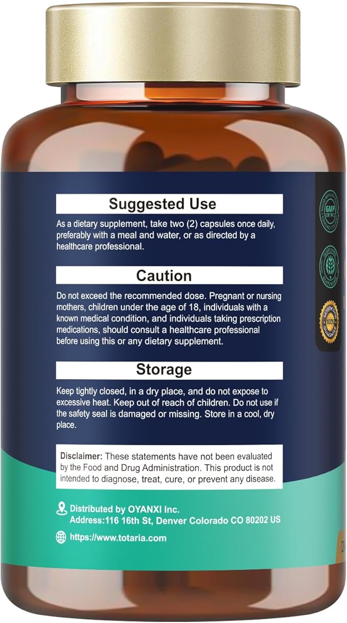 25-in-1 Magnesium Complex with Methylated B Complex Magnesium Glycinate Citrate Malate Taurate Gluconate Aspartate Carbonate D3 K2, Magnesium Supplement for Relaxation Energy & Nerve, 120 Vegan Caps