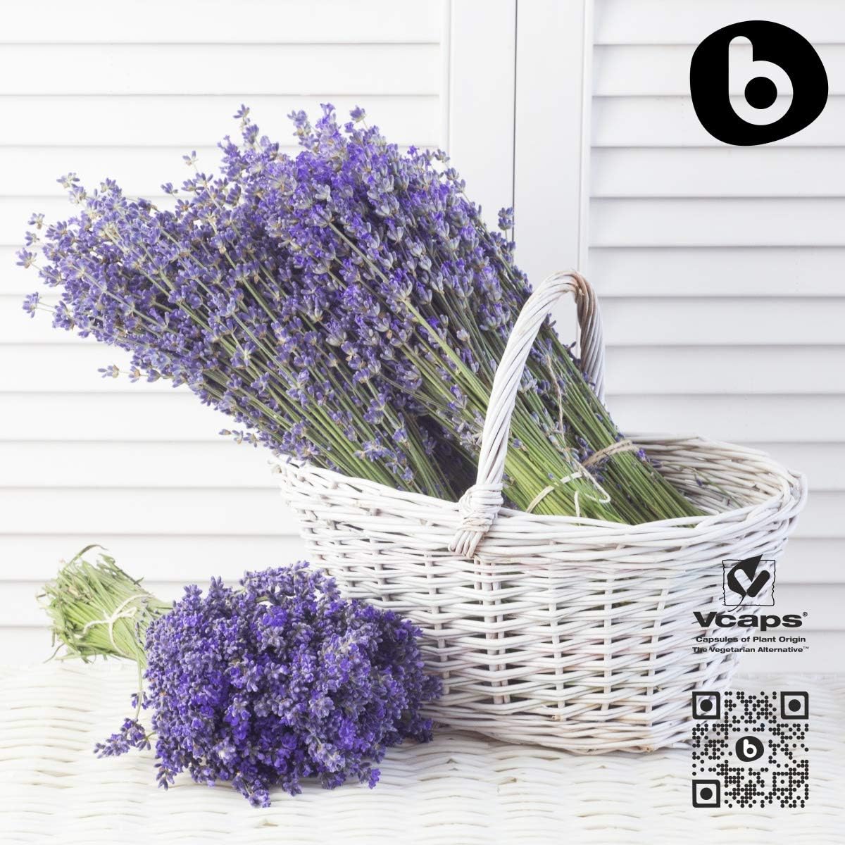 Organic Lavender Capsules - Lavender Pills for Relaxation and Balance - Supports Calm Mind and Body - Natural Supplement - Non-GMO, Gluten-Free – 90 Vegan Capsules