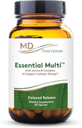 MD Prescriptives - Essential Multi (Delayed Release) - Multivitamin Mineral Complex Supplement for Enhanced Hormone Support - 60 Capsules