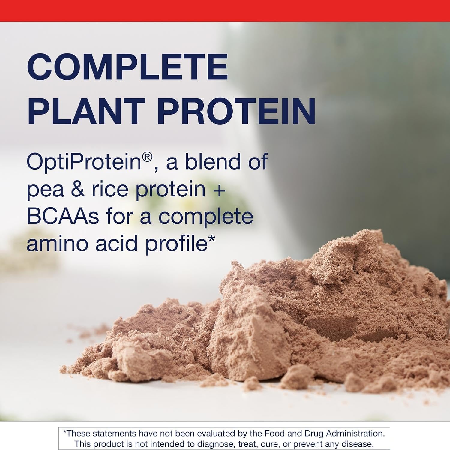 Metagenics Perfect Protein Pea & Rice - Featuring OptiProtein, a Balanced Combination of Proprietary Pea and Rice Protein with Added BCAAs - Chocolate Flavor - 30 Servings - 42.33 Oz