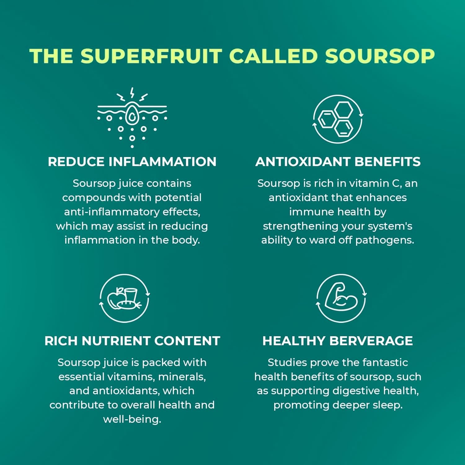 Choucoune Soursop Juice Cane - 100% Real Guanabana Drink with Pulp - No Concentrate, No Artificial Coloring - Sugar-Free, All-Natural Juice for a Healthy Lifestyle - Refreshing 16.57 Fl Oz(Pack of 12)