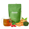 Odada CateQueen Herbal Wellness Tea, Digestive Support & Antioxidant Blend with Lotus Leaf & Ginger, Caffeine-Free, Zero Sugar, 24 Tea Bags