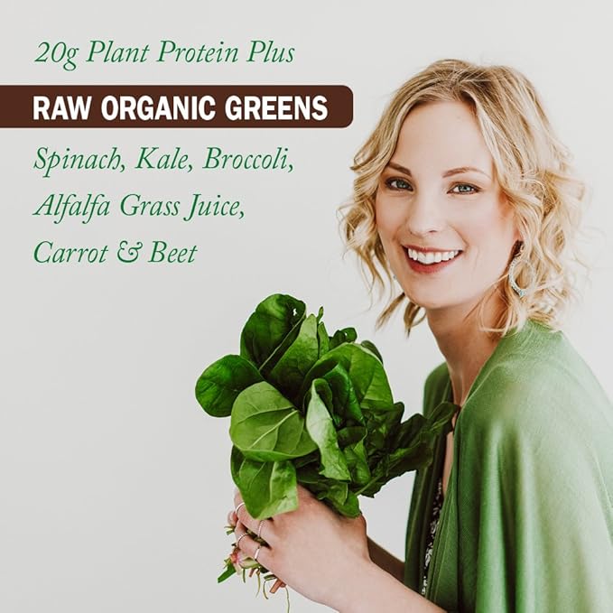 Garden of Life Raw Organic Protein & Greens, Chocolate Cacao, 1 lb 5.51 oz (610 g)