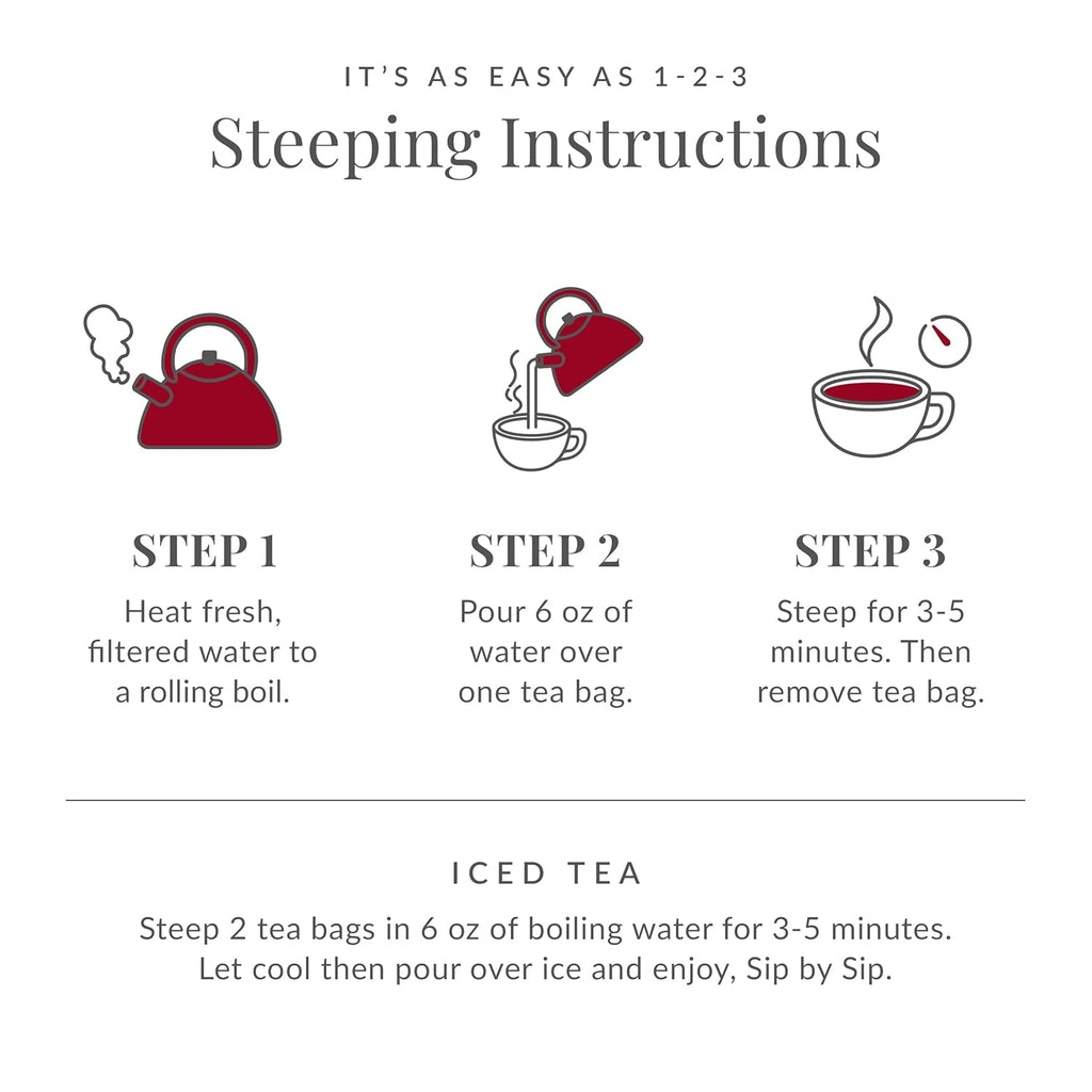 The Republic of Tea – Decaf Comfort and Joy Tea Tin, Decaffeinated, 50 Tea Bags