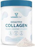Collagen Peptides Powder w/Bovine Colostrum, Naturally-Sourced Hydrolyzed Bone Collagen Powder, Hair Skin Nail & Joint Support,Type I & III Grass-Fed Collagen Supplements for Women & Men