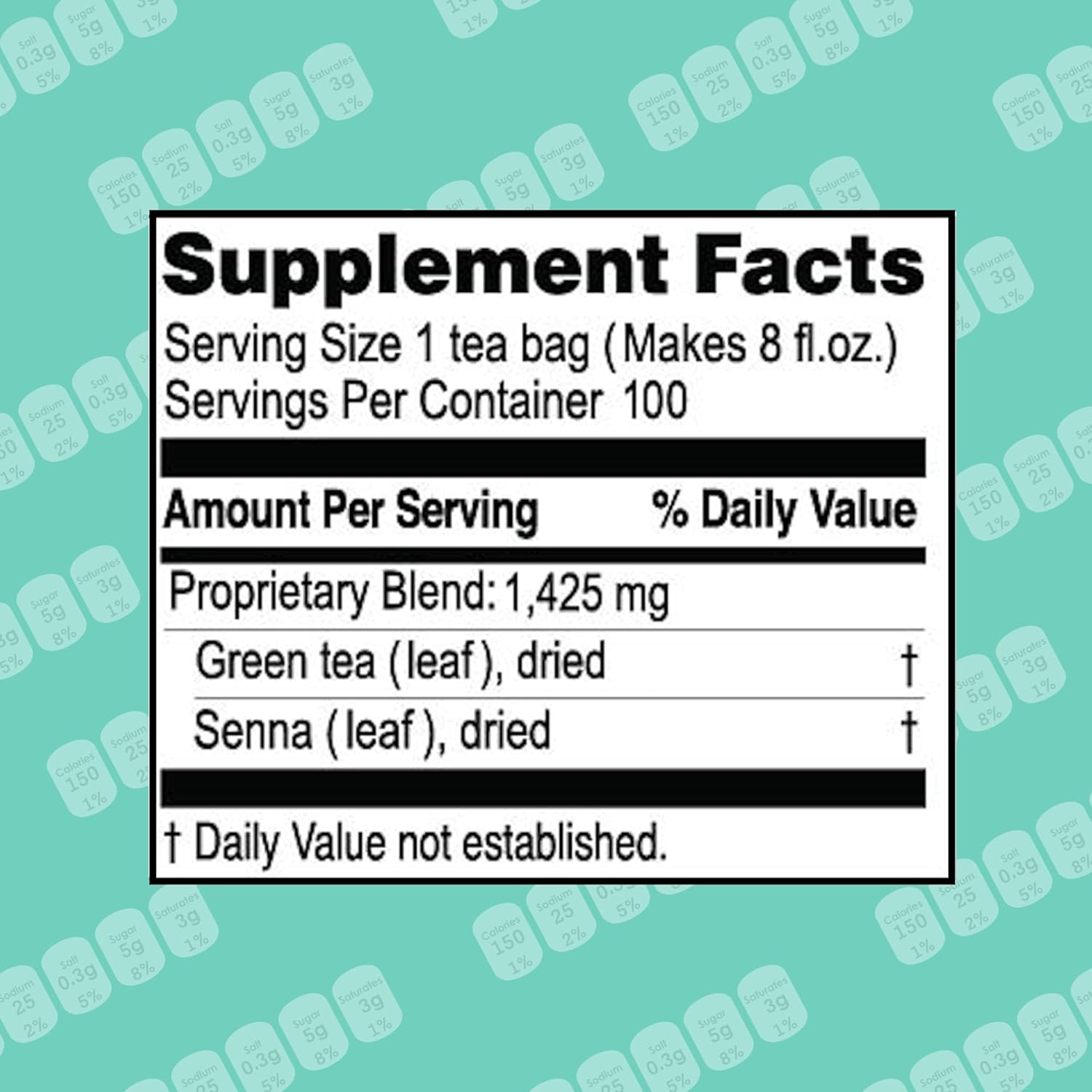 Hyleys Slim Tea 9 Flavor Assortment 100 Ct - Weight Loss Herbal Supplement Cleanse and Detox - 100 Tea Bags (1 Pack)