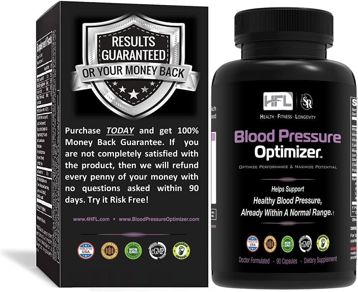 Blood Pressure Optimizer™ by Dr. Sam Robbins | Healthy Blood Pressure & Vascular Function | Heart, Brain & Kidney Health