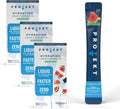 PROTEKT Electrolyte Packets for Recovery & Hydration | Organic & Sugar-Free Electrolytes Drinks | Works Faster Than Powder Drink | On-The-Go Liquid Hydration Drink | Watermelon, 30 Pack