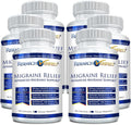 Research Verified Migraine Relief - Dual Action Supplement - Reduce Severity and Duration, Balance Hormones - with Ginger and Ginko Biloba- 60 Capsules Per Bottle - 6 Month Supply