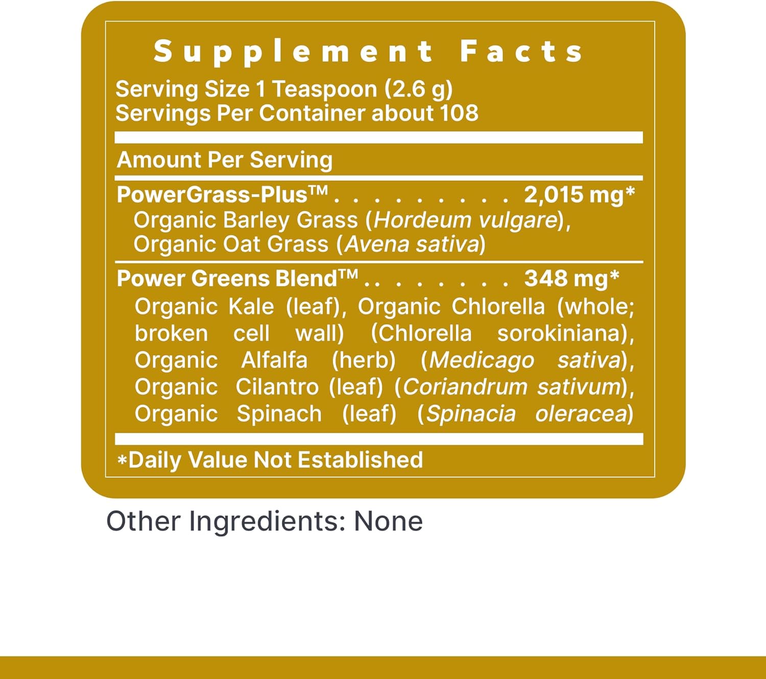 Premier Research Labs Premier Organic Greens - Super Greens Powder, Greens Superfood Powder for Drinks, Green Juice, Nutrition Support, Supergreens for Men & Women, Spinach, Alfalfa, Chlorella - 10 oz