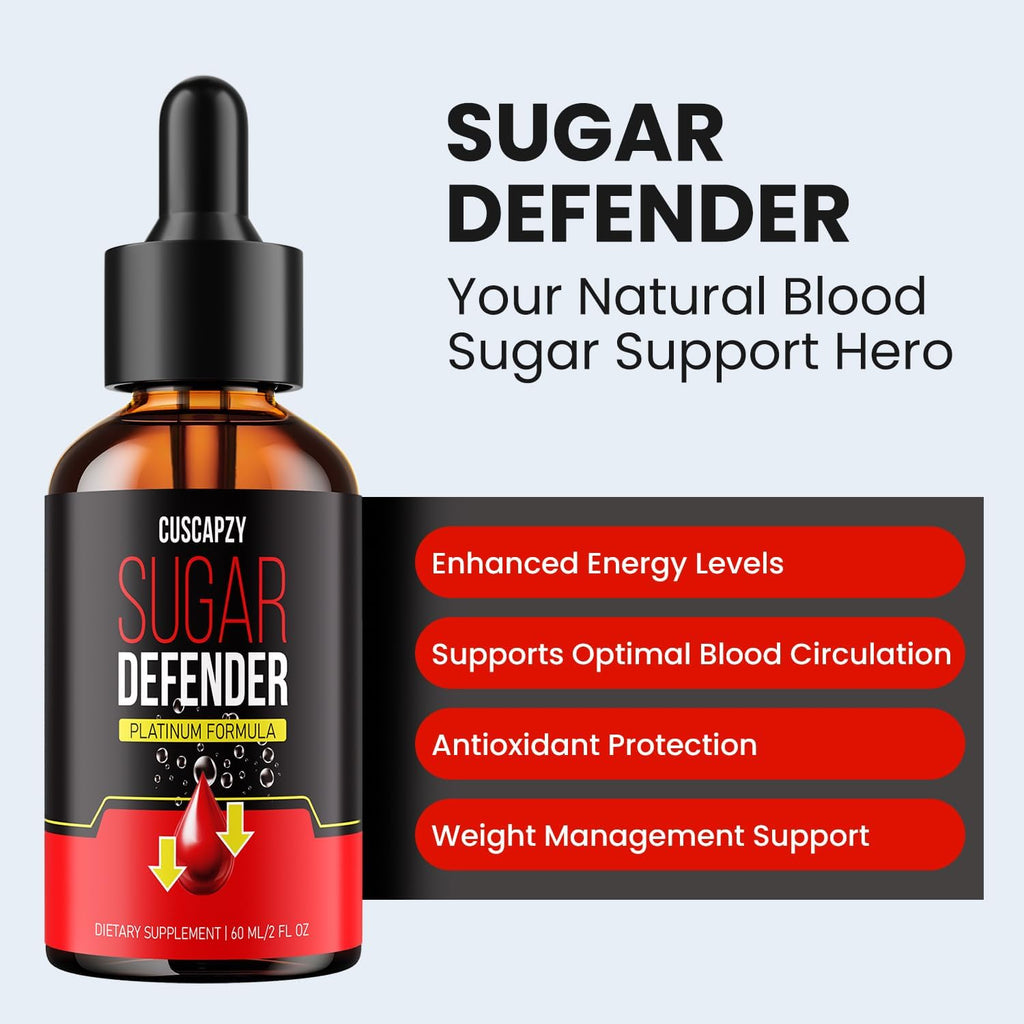 No Prescription Required, Sugar Defender Drops, Sugar Defender Liquid, Official Formula, Pack of 6