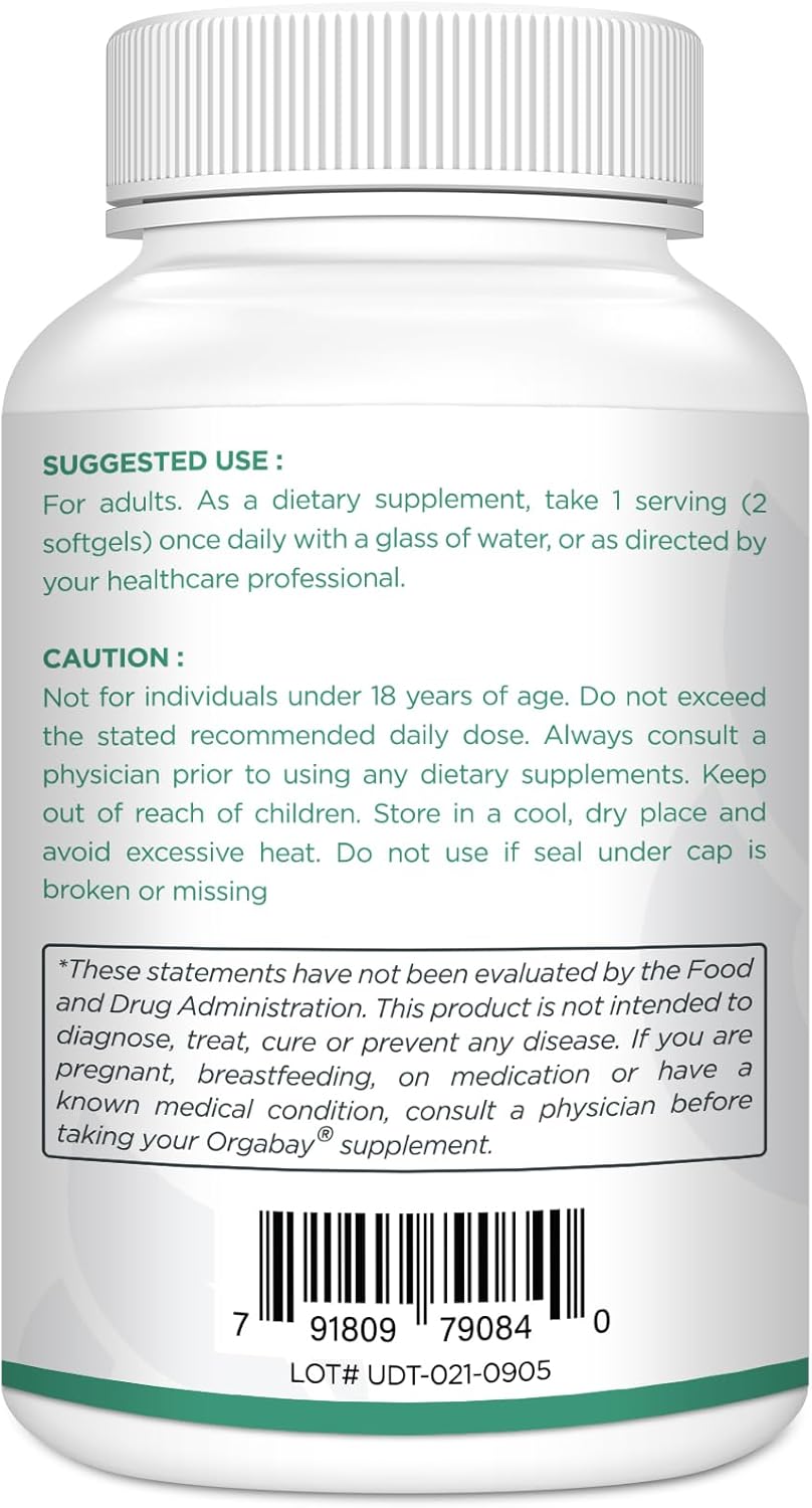 Orgabay Liposomal Nicotinamide Riboside 2000 MG with TMG and Pterostilbene, Boosting NAD+, Support Healthy Aging, 60 Count