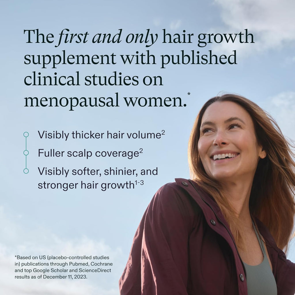 Nutrafol Women's Balance Hair Growth Supplements, for Women 45 Years and Older, Clinically Proven for Visibly Thicker Hair and Scalp Coverage, Dermatologist Recommended - 3 Month Supply, Pack of 3