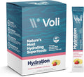 Voli Electrolytes Powder Packets | No Added Sugar Electrolyte Drink Mix for Hydration | Keto & Fasting Friendly, Natural Superfoods & Minerals | Strawberry Lemonade, 30-Count