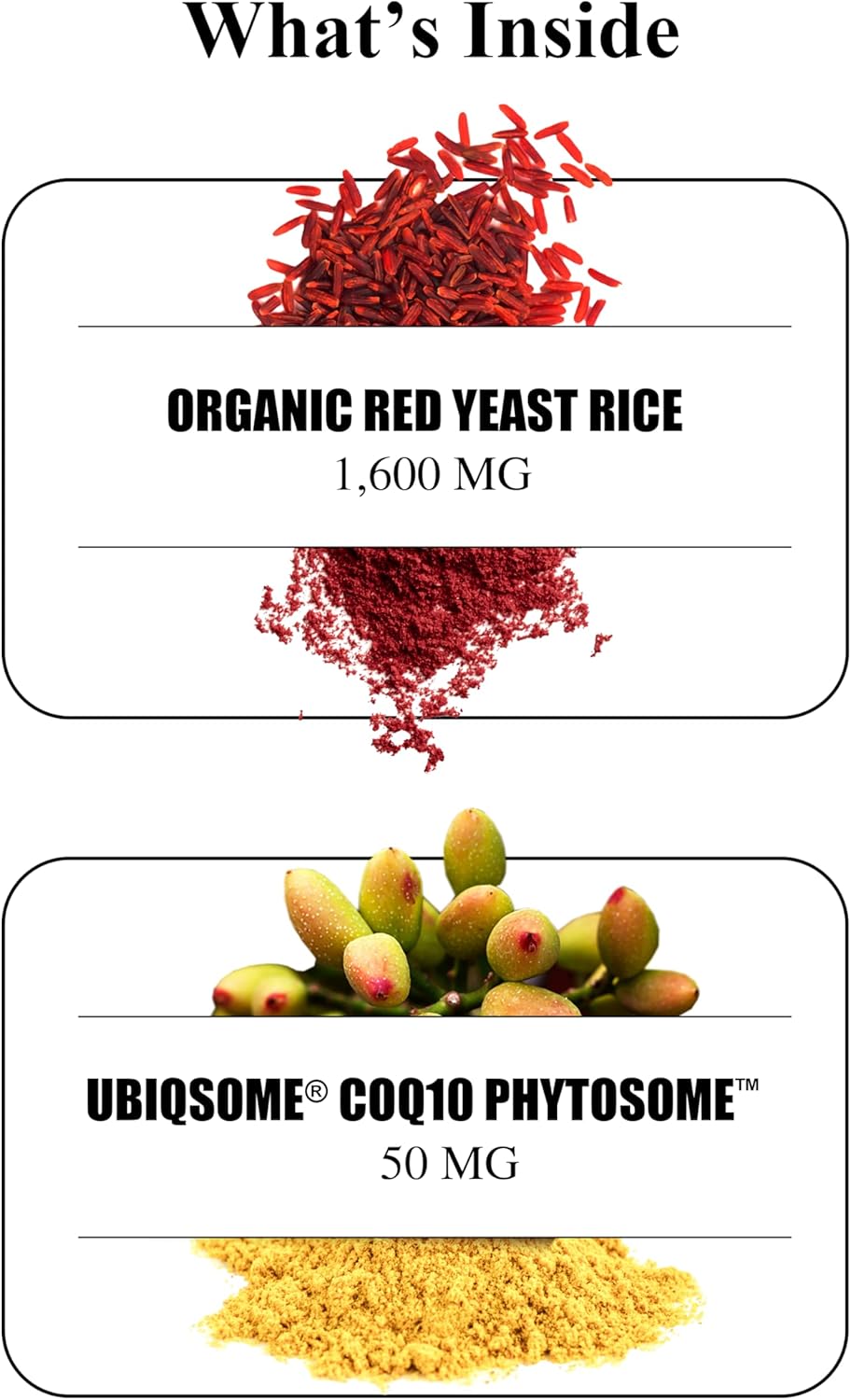 Durable RED Yeast Rice – Organic 1,600 mg Extra Strength + CoQ10 Phytosome – Supports Healthy Cholesterol, Heart, Lipids & Circulation – Doctor Formulated, Non-GMO, Vegan, Made in USA (180 Capsules)