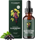 Betterbrand BetterLungs Elderberry Tincture, Natural Immune Support Supplement - Sugar-Free, Non-GMO, Alcohol Free, Vegetarian - 30 Day Supply