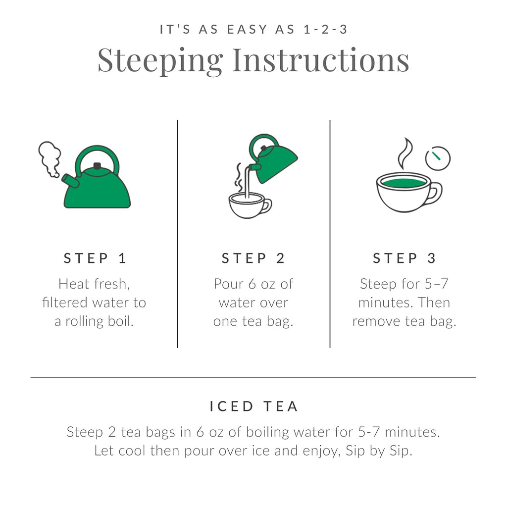 The Republic of Tea — Organic Moringa SuperHerb Tea Tin, 36 Herbal Tea Bags, Naturally Caffeine-Free