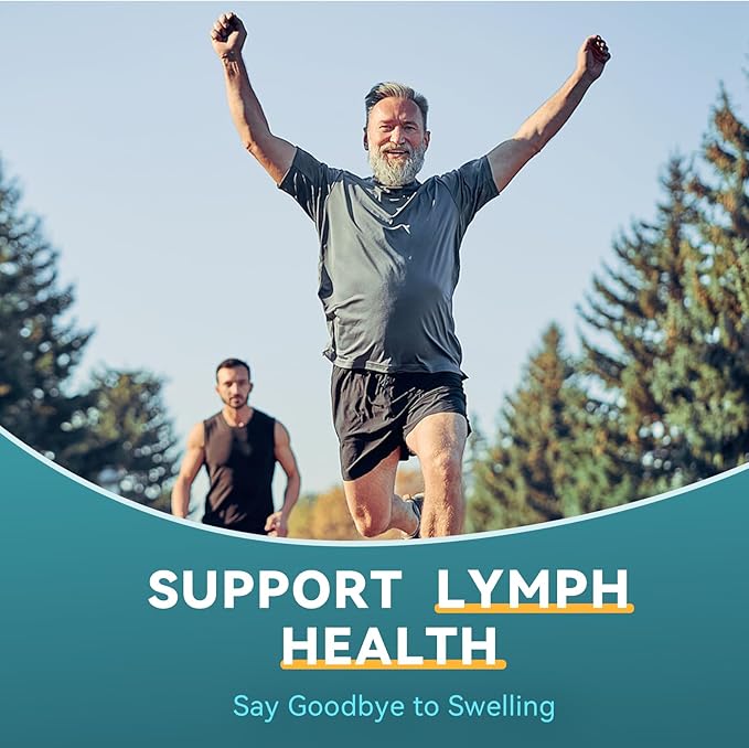 iMATCHME Lymphatic Drainage Supplements for Lymph System Support, Detox & Cleanse, Liver Health,Fluid Balance, Immune Support, Natural Herbal Blends with Echinacea, Liposomal Glutathione, 60 Capsules