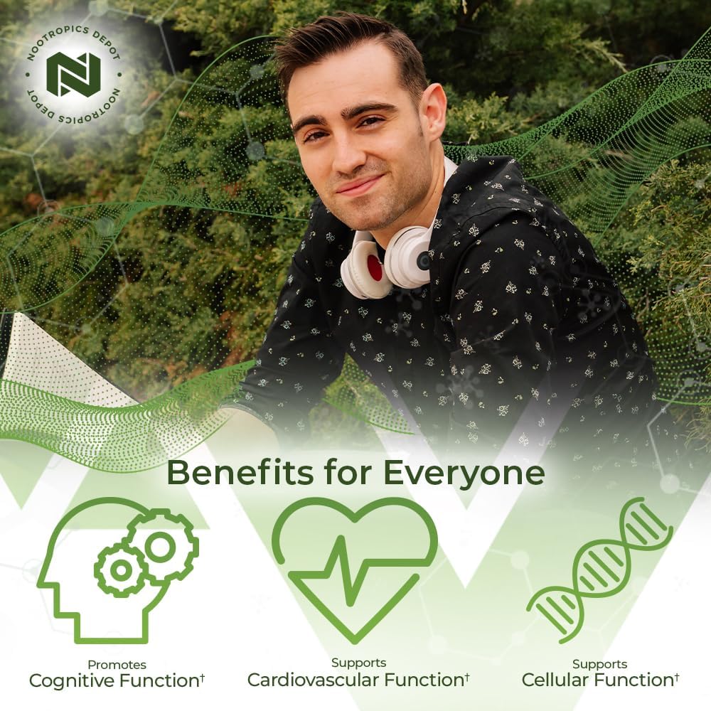 Nootropics Depot Ginkgo Biloba Extract Tablets | 120mg | 90 Count | Minimum 10% Kaempferol Glycoside + 2% Bilobalide | May Help Promote Cognitive & Cardiovascular Function