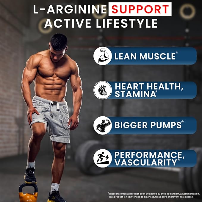 L Arginine Capsules with L-Citrulline 1500mg - Nitric Oxide Booster for Stamina, Muscle, Energy & Vascularity - L-Arginine and Essential Amino Supplement for Extra Strength | 30 Days Supply | 90 Count