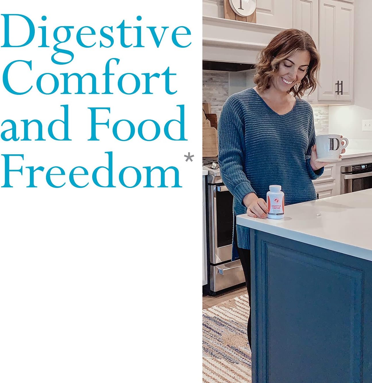 Silver Fern Brand 60 Day Digestive System Reboot Kit - Gut Health Maintenance &Support - Probiotic, Fiber & Digestive Enzymes