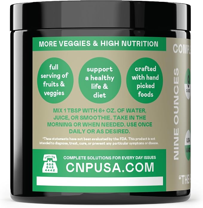 Good Greens Superfood Powder - The Healthy Greens Blend - 9oz 30 Servings