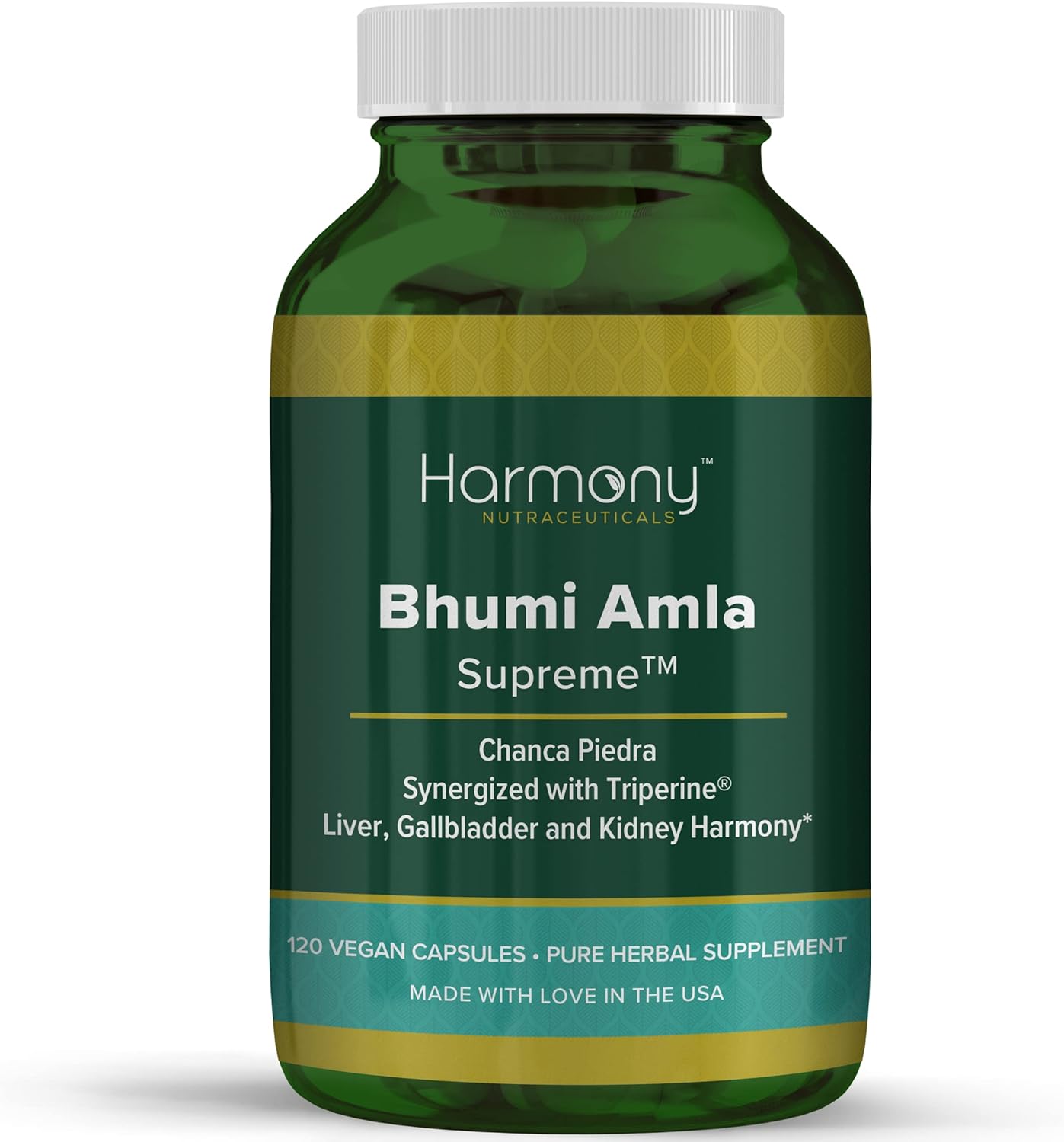 Bhumi Amla Supreme - Chanca Piedra – Harmony Nutraceutical Highest Potency, Maximum Bioactivity, Pure Herbal Supplement for Liver, Gallbladder & Kidney