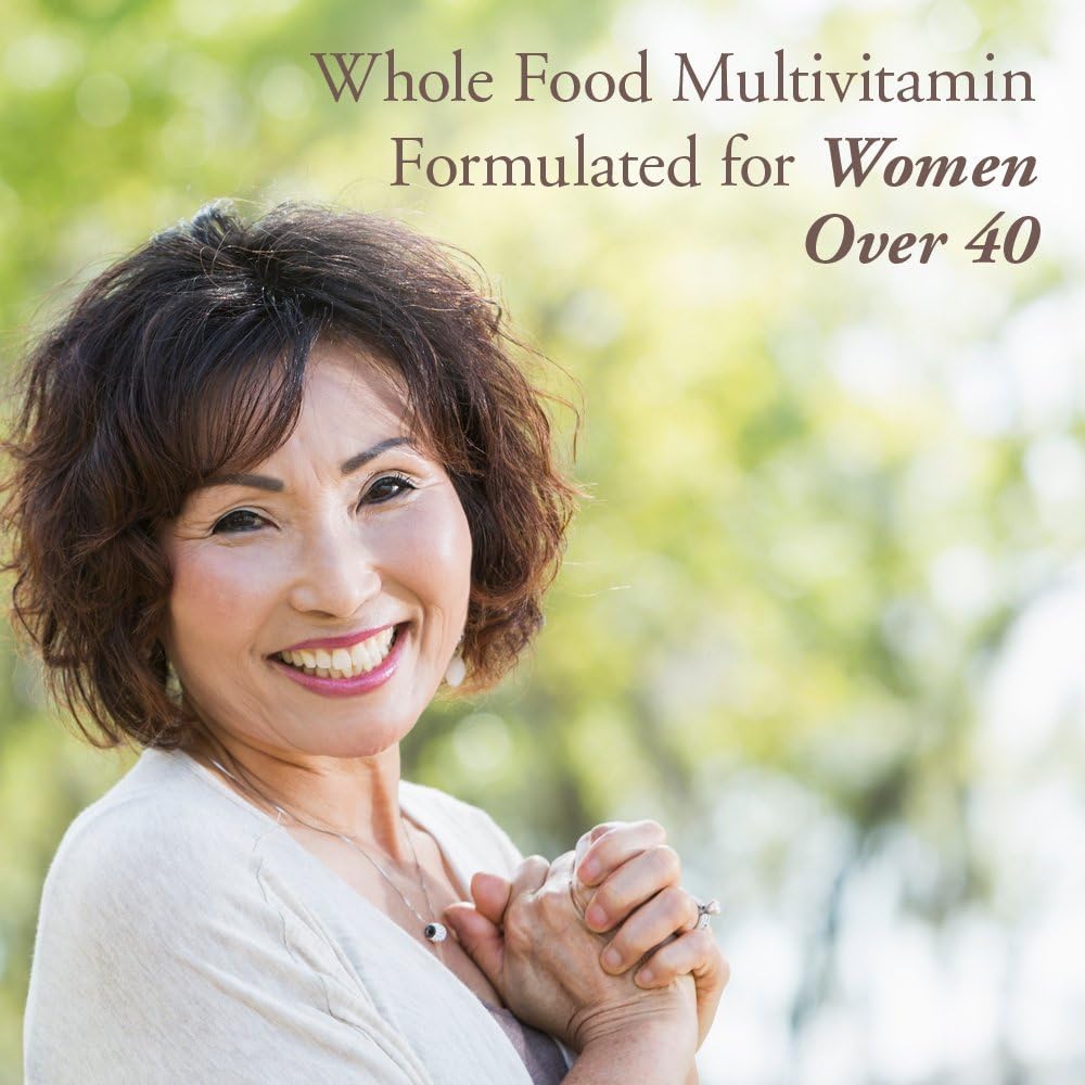 Garden of Life Multivitamin for Women 40 Plus, Organics Womens Vitamins, Hormone & Breast Health Support Blend, Vegan, 120 Tablets