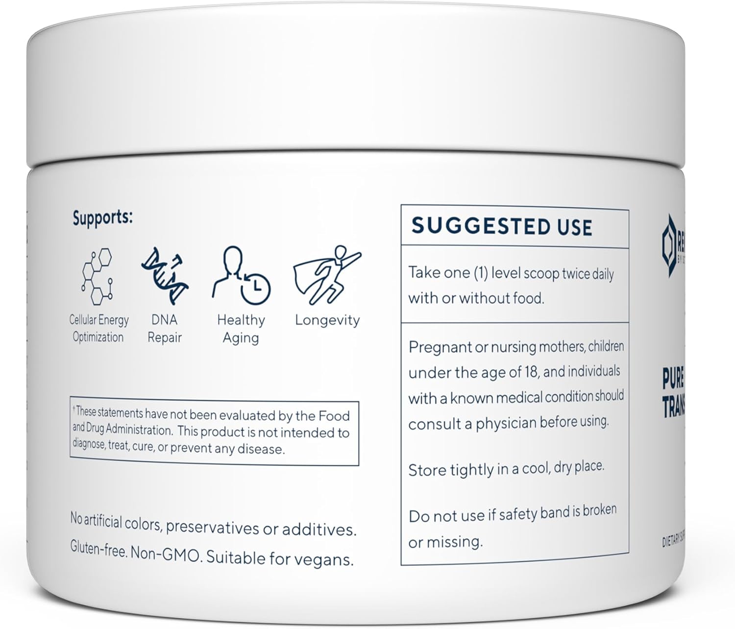 Resveratrol | High Strength Resveratrol Supplement | 100g Trans Resveratrol Powder | Reservatrol 200 Day Supply | Non-GMO & Allergen Free | Manufactured in The USA Third-Party Tested