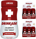 DrinkAde Prevention – Daily Wellness & Immunity Support Hydration Drink with Electrolytes, B Vitamins & Green Tea Extract – Sugar Free, 5 Calories, Vegan, Non-GMO (12 Pack, Lemon)