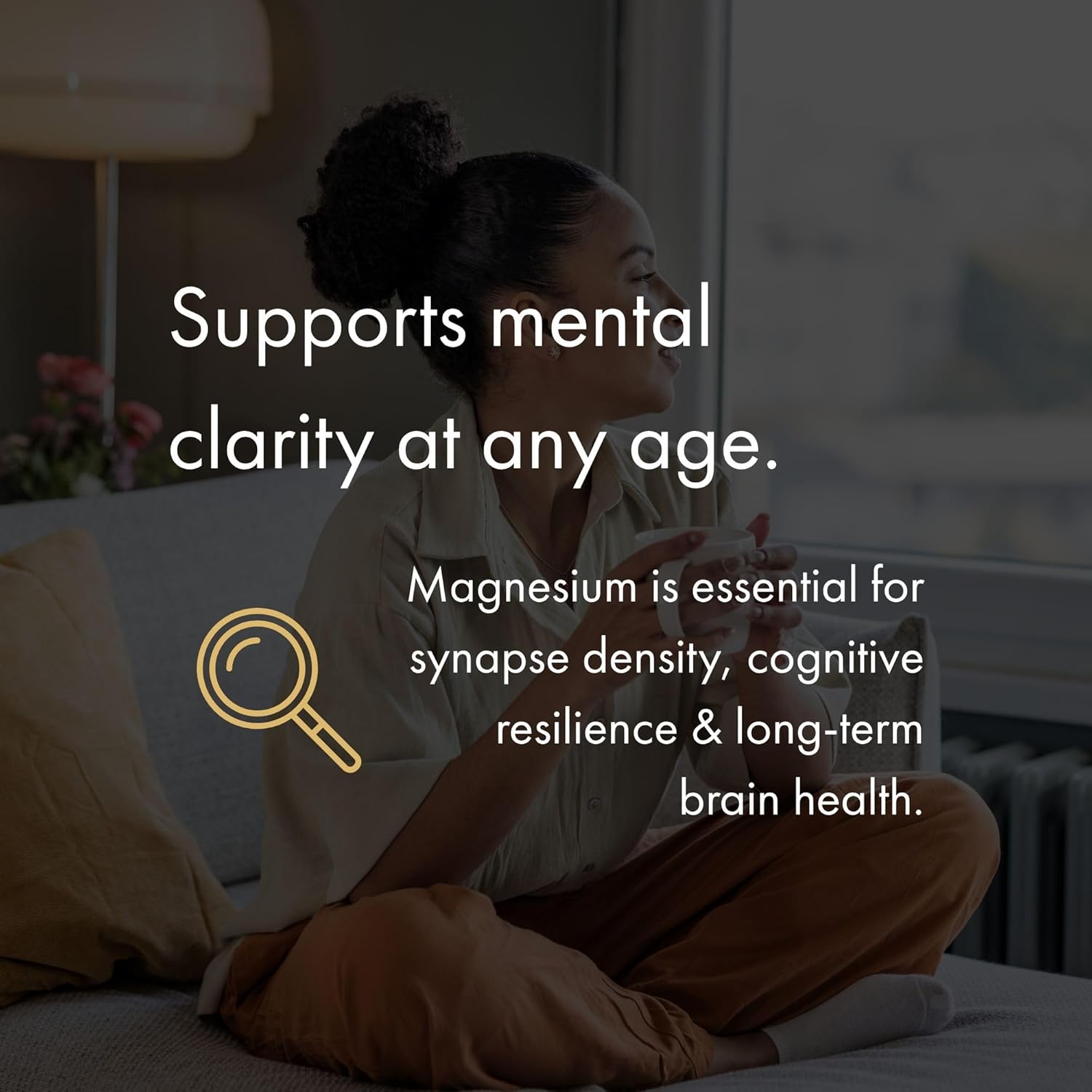 NAOMI Magnesium L-Threonate with 2,000mg Patented Magtein®, High Absorption Elemental Magnesium, Memory Supplement - Brain Health, Focus, Nerve Support, Heart Health, Natural Sleep Aid, 60 Veggie Caps