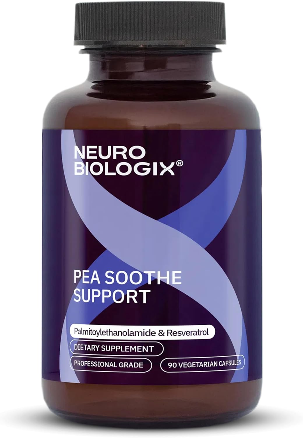 Neuro biologix Pea Soothe Support for Men and Women, Pea & Resveratrol Formula for Comfort, Mobility, Nerve Health & Muscle Recovery, Gluten Free, Non GMO, Vegan Capsules, 90 Count