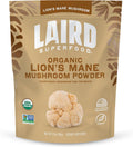 Laird Superfood Organic Lions Mane Mushroom Powder for Cognitive Function and Immune Support, 3.17 oz. Bag, Pack of 1