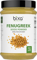 bixa BOTANICAL Fenugreek Powder | Trigonella foenum ǀ Ayurvedic Herbal Supplement | 200 Grams / 7 OZ | Gluten Free, Non-GMO, Steam Treated, Vegan, 100% Pure.