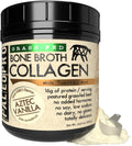 PaleoPro Bone Broth Collagen Protein Powder - Turmeric Root Grass-Fed Collagen Powder for Skin & Bones - Gluten Free, No Sugar, Soy, Grains, Net Carbs - Paleo Keto Friendly 20 Servings Ancient Vanilla