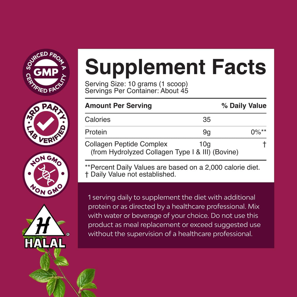 Bundle of Green Coffee Bean Extract for Uric Acid Cleanse & Detox and Multi Collagen Protein Powder for Women and Men