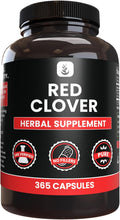 PURE ORIGINAL INGREDIENTS Red Clover (365 Capsules) No Magnesium Or Rice Fillers, Always Pure, Lab Verified