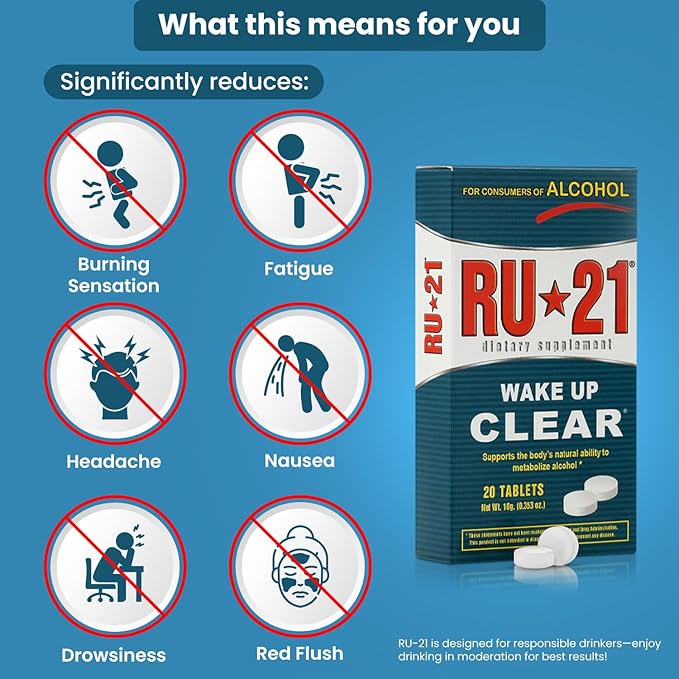 The Supplement for When You Want to Drink & Go to Work The Next Morning | Feel Better After Celebrating & Support Your Liver | Trusted for 23+ Years | Made in USA (20 Pills, 10 Servings)