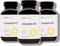 SMARTERNUTRITION Vegan Vitamin D3 5000 IU + Natural Vitamin K2 1100 mcg in Organic Coconut & Olive Oil - D3 K2 Supplement for Immune & Bone Support - 180 Softgels[90 Day Supply]