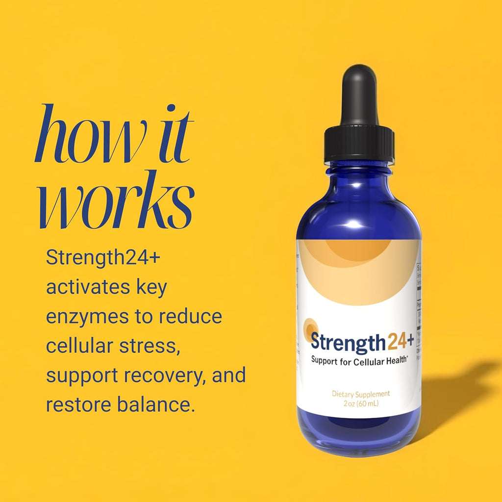 Strength24+ Dietary Supplement for Cellular Health, Muscle Recovery, and Vibrant Aging