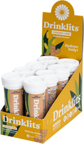 Drinklits Ginger Lime Electrolyte Sports Drink Fizzy Hydration Tablets (8) Tube Bundle | Natural Flavors – 0g Sugar – Daily Use | 80 Servings - 10 Tablets Per Tube