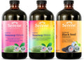 Serene Herbs Soursop Bitters Liquid, Mixed Berries & Black Seed Triple Bundle – Organic Herbal Guanabana for Digestive Support & Immune Health – Vegan, Non-GMO – 48 oz (16 oz Each), 3 Pack