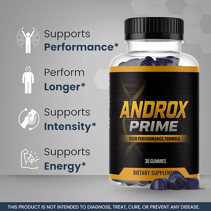 Androx Prime Gummies - Official AndroxPrime Advanced Formula Daily Premium Support Gummy, Natural Andro X Supplement Vitamins for Overall Health & Wellness Reviews, 30 Gummies for 1 Month