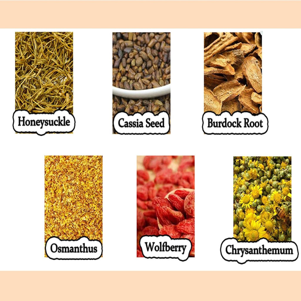 Liver Detox Tealiver, Liver Detox Cleanse Tea,Chrysanthemum Cassia Seed Tea,LiverTea Formula Chrysanthemum,Te De Higado Crisantemo,Te Chino Para Limpiar El HíGado Graso (30PC)